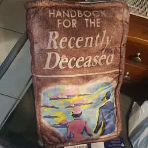 Beetlejuice Handbook for the Recently Deceased Pillow 14x9
